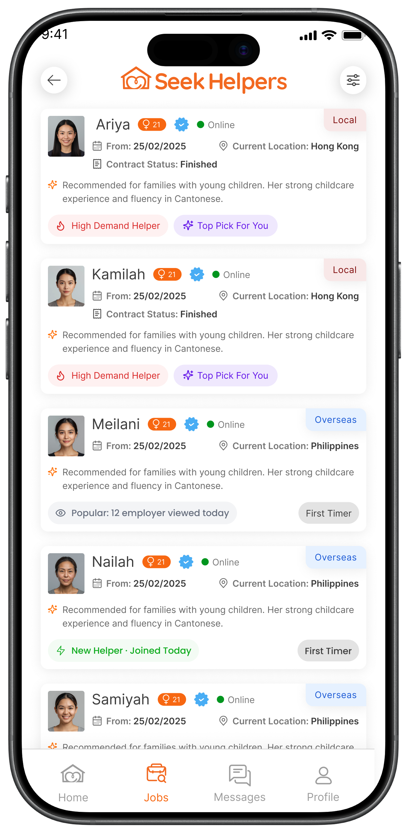 App mockup